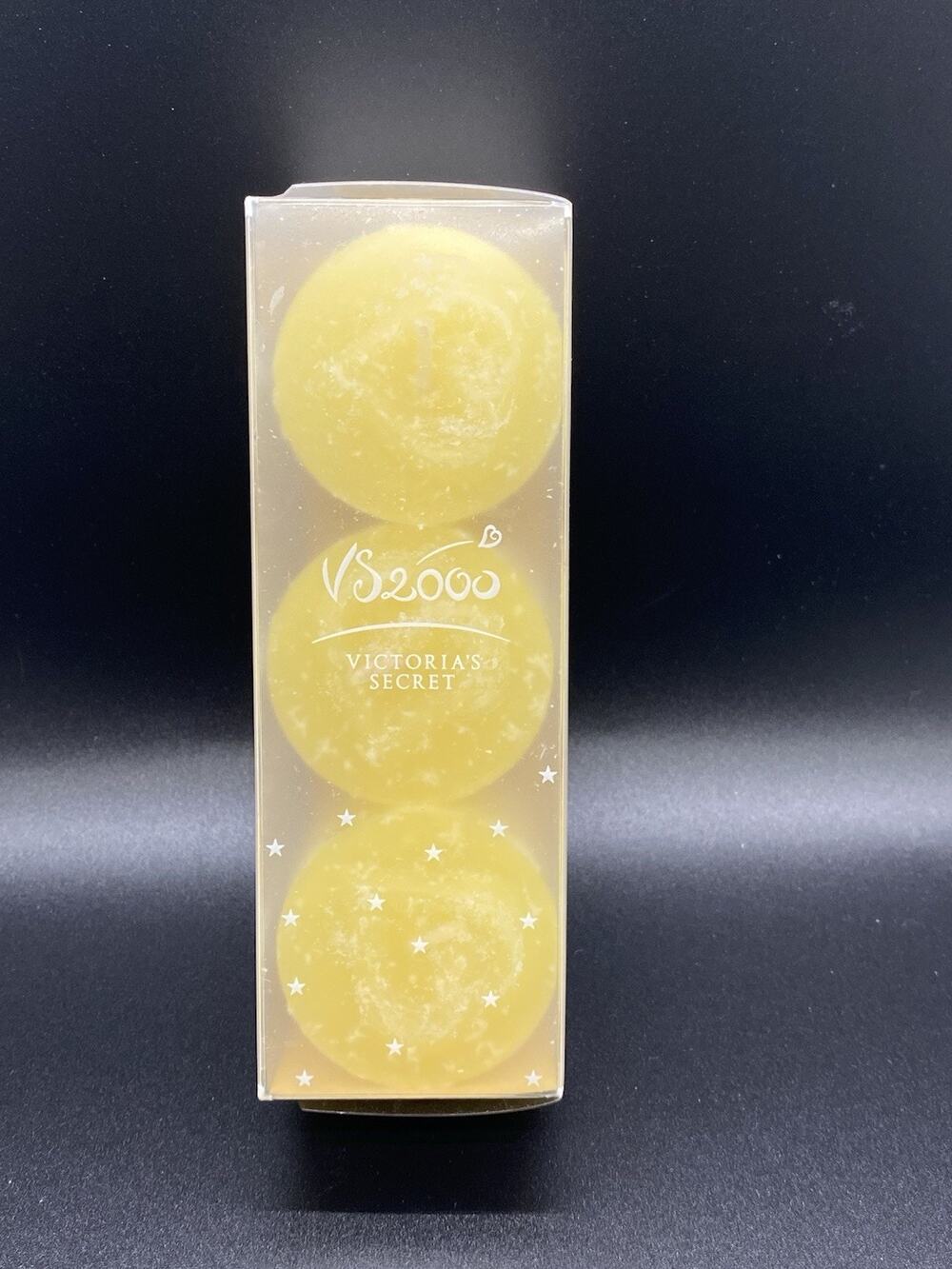 Vtg Victoria Secret VS2000 Zodiac Votive Candle Set- Virgo Y2K 3 Votives New